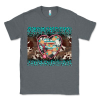 Charcoal Heather western nurse stethoscope turquoise leopardes Classic Tee - BarkalooDesign