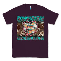 Plum western nurse stethoscope turquoise leopardes Classic Tee - BarkalooDesign