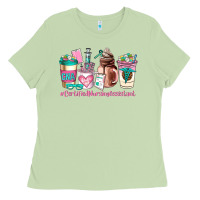 Matcha cerified nursing assistant coffee cup Ladies Tee - AdoDesignShop