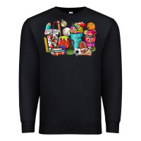 Black p.e. teacher coffee cups Premium Sweatshirt - NancyCooperArtShop