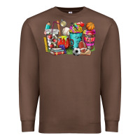Chestnut p.e. teacher coffee cups Premium Sweatshirt - NancyCooperArtShop