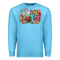 Ocean Blue p.e. teacher coffee cups Premium Sweatshirt - NancyCooperArtShop