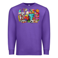 Purple p.e. teacher coffee cups Premium Sweatshirt - NancyCooperArtShop