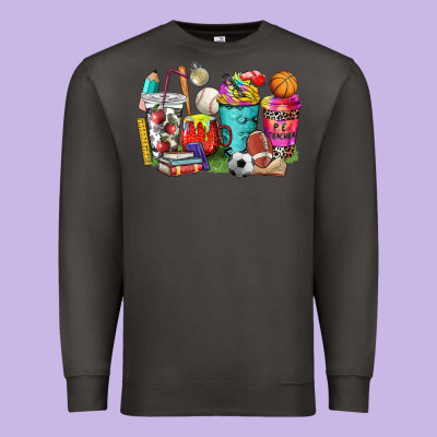 P.e. Teacher Coffee Cups Premium Sweatshirt Designed By Nancycooperartshop