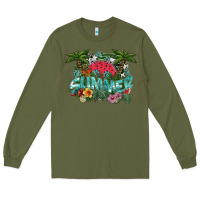 Army Green summer Long Sleeve Tee - SublimationCraftShop