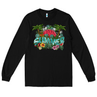 Black summer Long Sleeve Tee - SublimationCraftShop