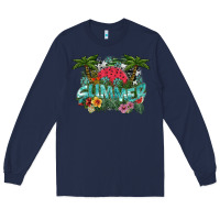 Navy summer Long Sleeve Tee - SublimationCraftShop