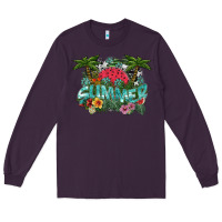 Plum summer Long Sleeve Tee - SublimationCraftShop