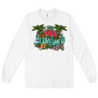 White summer Long Sleeve Tee - SublimationCraftShop