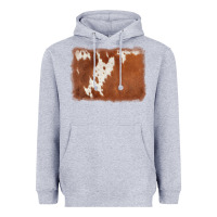 Heather Grey cowhide background Heavyweight Hoodie - AdoDesignShop
