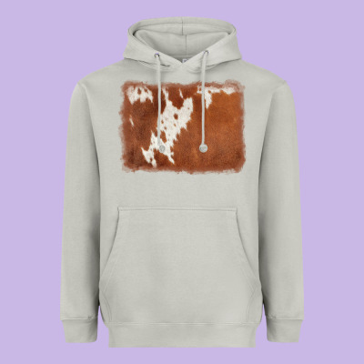 Cowhide Background Heavyweight Hoodie Designed By Adodesignshop