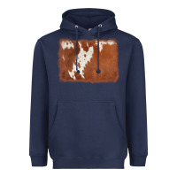 Navy cowhide background Heavyweight Hoodie - AdoDesignShop