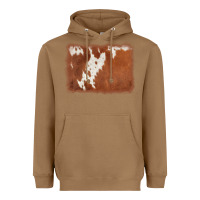 Toasted Coconut cowhide background Heavyweight Hoodie - AdoDesignShop
