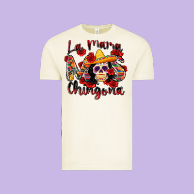 La Mama Mas Chingona Vintage Tee Designed By Zillion Design Studio