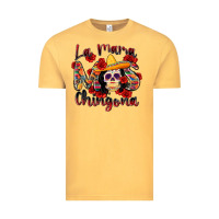 Vintage Mustard la mama mas chingona Vintage Tee - Zillion Design Studio