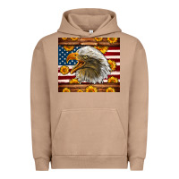 Pigment Burro American Flag Eagle Tumbler Urban Hoodie - LillyAllenDesigns