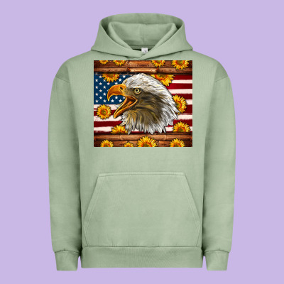 American Flag Eagle Tumbler Urban Hoodie Designed By Lillyallendesigns