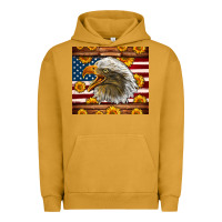Pigment Peanut Butter American Flag Eagle Tumbler Urban Hoodie - LillyAllenDesigns