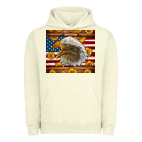 Pigment Pistachio American Flag Eagle Tumbler Urban Hoodie - LillyAllenDesigns