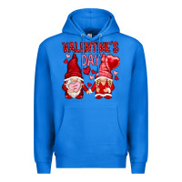 True Royal valentines day with gnomies Premium Hoodie - NancyCooperArtShop
