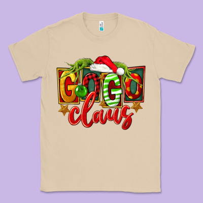 Christmas Gogo Claus Classic Tee Designed By Fadigitalartstudio