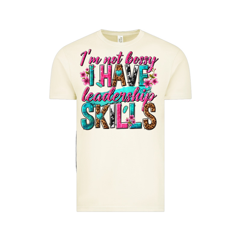 Im Not Bossy I Have Leadership Skills Vintage Tee by texasbilliewilder | Teevron