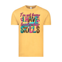 Vintage Mustard im not bossy i have leadership skills Vintage Tee - texasbilliewilder