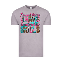 Vintage Zinc im not bossy i have leadership skills Vintage Tee - texasbilliewilder