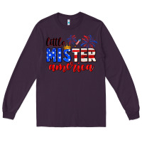 Plum little mister america Long Sleeve Tee - Neo Western
