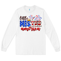 White little mister america Long Sleeve Tee - Neo Western