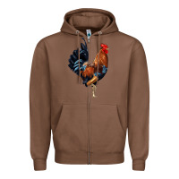 Chestnut cockerel Zipper Hoodie - JahusDesignShop