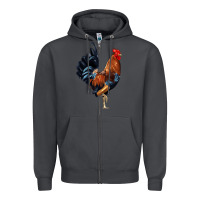 Smoke cockerel Zipper Hoodie - JahusDesignShop