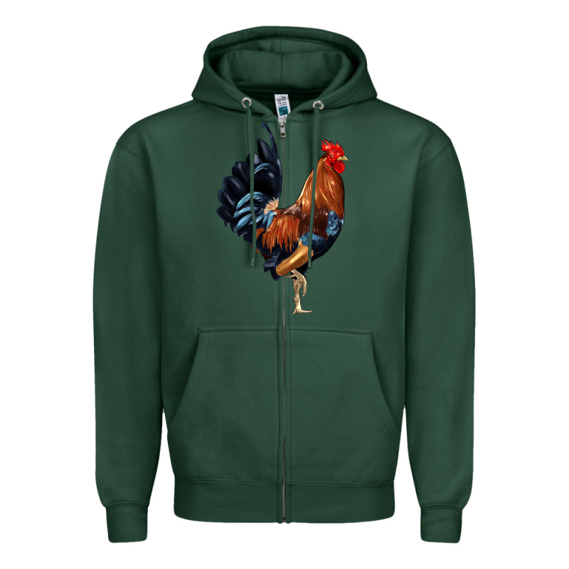 Cockerel Zipper Hoodie by JahusDesignShop | Teevron