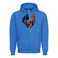 True Royal cockerel Zipper Hoodie - JahusDesignShop