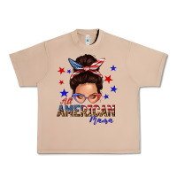 Burro all american mama messy bun Urban Heavy Tee - texasbilliewilder