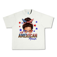 Pistachio all american mama messy bun Urban Heavy Tee - texasbilliewilder