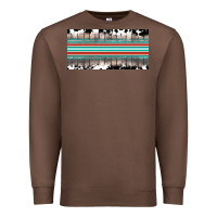 Western Cowhide Serape Sunflower Mama License Plate Premium Sweatshirt | Teevron