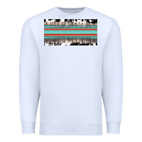 White western cowhide serape sunflower mama license plate Premium Sweatshirt - BarkalooDesign