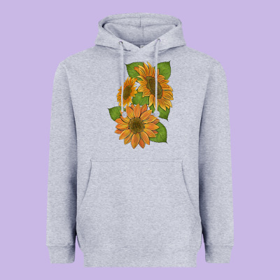 Sunflowers Heavyweight Hoodie Designed By Artiststas