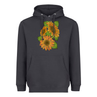 Smoke sunflowers Heavyweight Hoodie - Artiststas