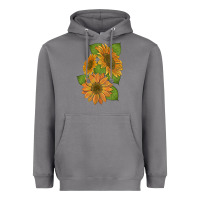Storm sunflowers Heavyweight Hoodie - Artiststas