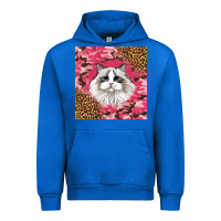 Cobalt ragdoll cat Urban Hoodie - LillyAllenDesigns