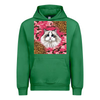 Emerald ragdoll cat Urban Hoodie - LillyAllenDesigns