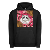 Pigment Black ragdoll cat Urban Hoodie - LillyAllenDesigns