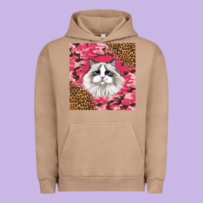 Ragdoll Cat Urban Hoodie Designed By Lillyallendesigns