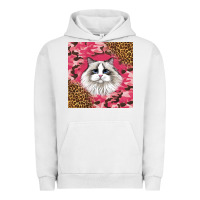 Pigment Lunar Rock ragdoll cat Urban Hoodie - LillyAllenDesigns