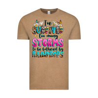 Vintage Coffee ive survived too many storms to be bothered by raindrops Vintage Tee - texasbilliewilder