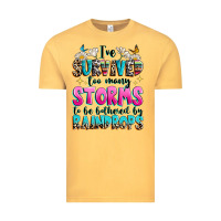 Vintage Mustard ive survived too many storms to be bothered by raindrops Vintage Tee - texasbilliewilder