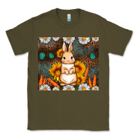 Army Green Rabbit daisy sunflower leopard 20oz tumbler Classic Tee - Neo Western