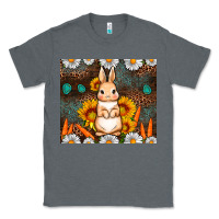 Charcoal Heather Rabbit daisy sunflower leopard 20oz tumbler Classic Tee - Neo Western